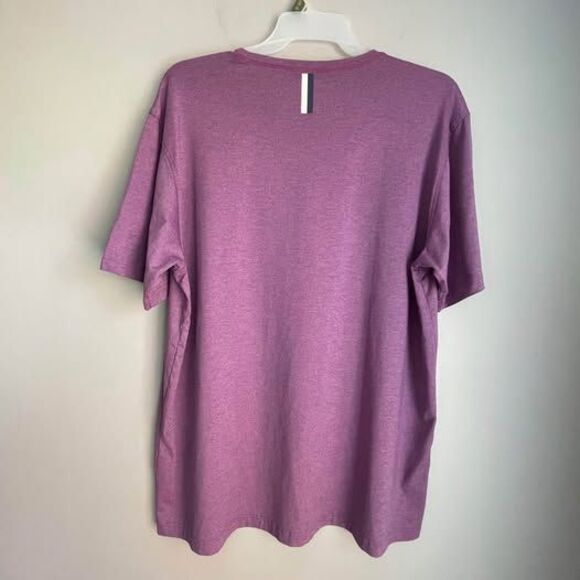 Rhoback T- Shirt Men's XXXL Purple Short Sleeve Performance Stretch - Picture 3 of 10